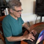 John Kiriakou using PrivacySafe Launchpad Pro tablet