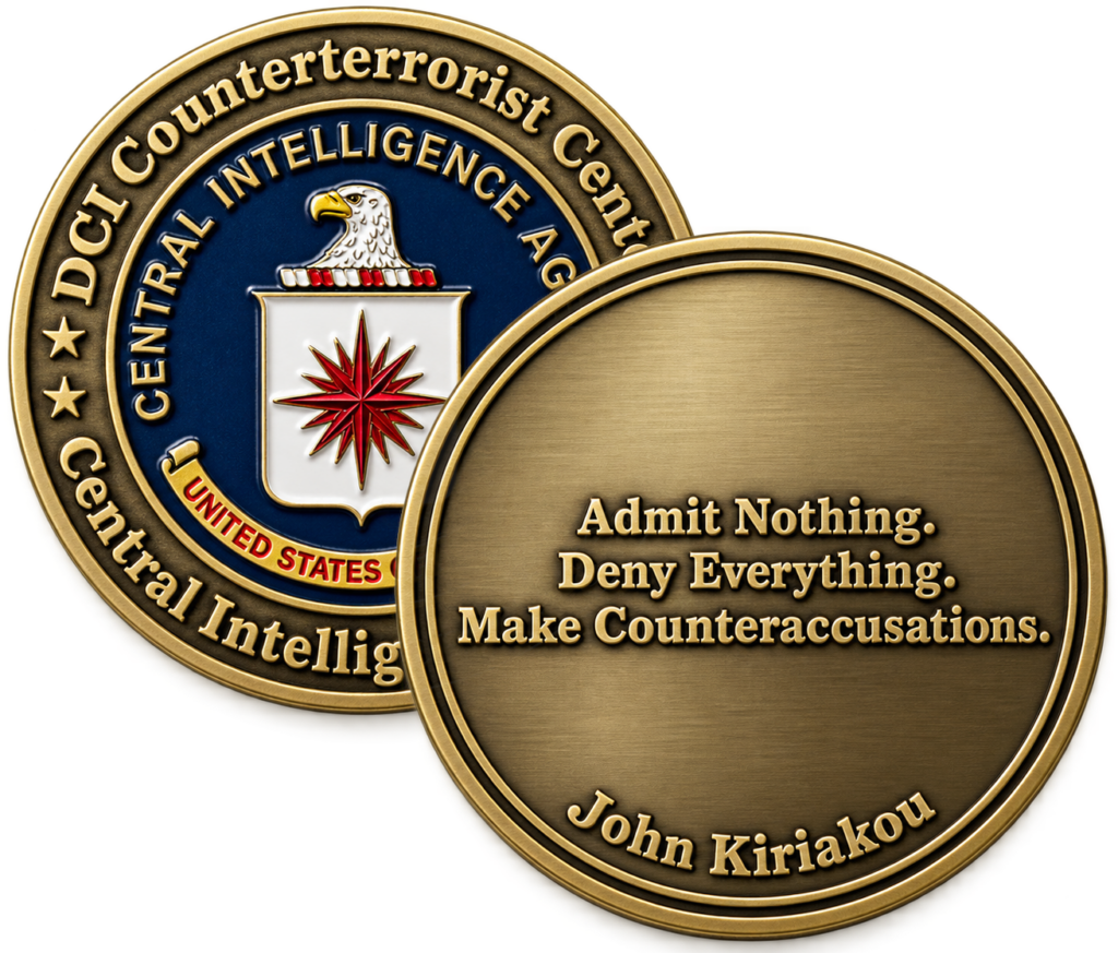 John Kiriakou Coin